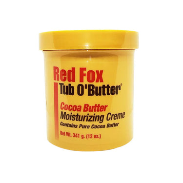 Red Fox Tub O'Butter Cocoa Butter Moisturizing Creme – 12 oz